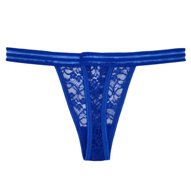 おしゃれな腰ゴムデザインの総レースレディースTバック