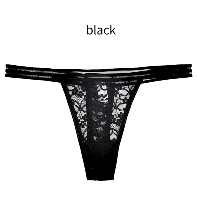 おしゃれな腰ゴムデザインの総レースレディースTバック