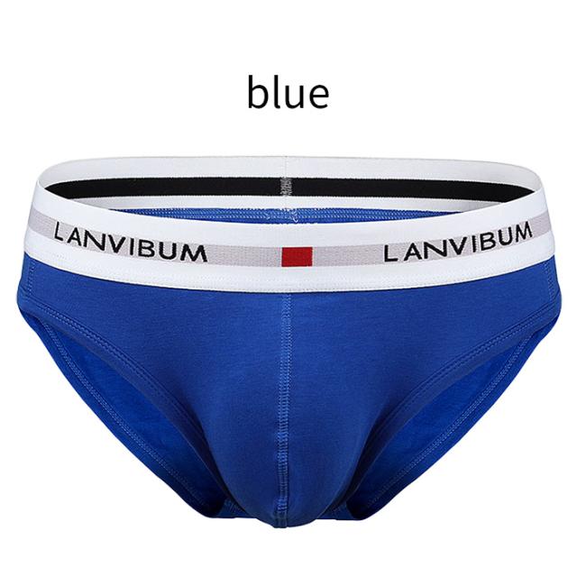 【送料無料】綿混素材で快適 シンプルメンズブリーフパンツ