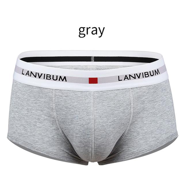 【送料無料】綿混素材で快適 シンプルメンズボクサーパンツ