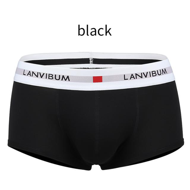 【送料無料】綿混素材で快適 シンプルメンズボクサーパンツ
