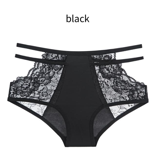 【プチプラ特価】 レース×サイド紐のハイウエストショーツ