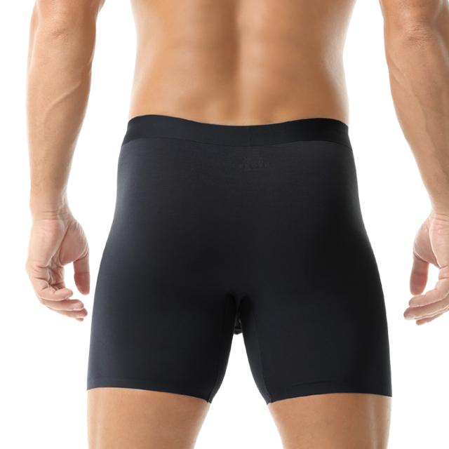 【送料無料】なめらかな肌触り3分丈メンズボクサーパンツ