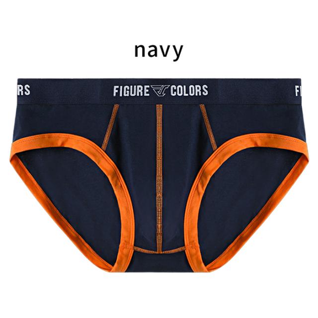 【送料無料】綿95% おしゃれなメンズ前閉じブリーフパンツ