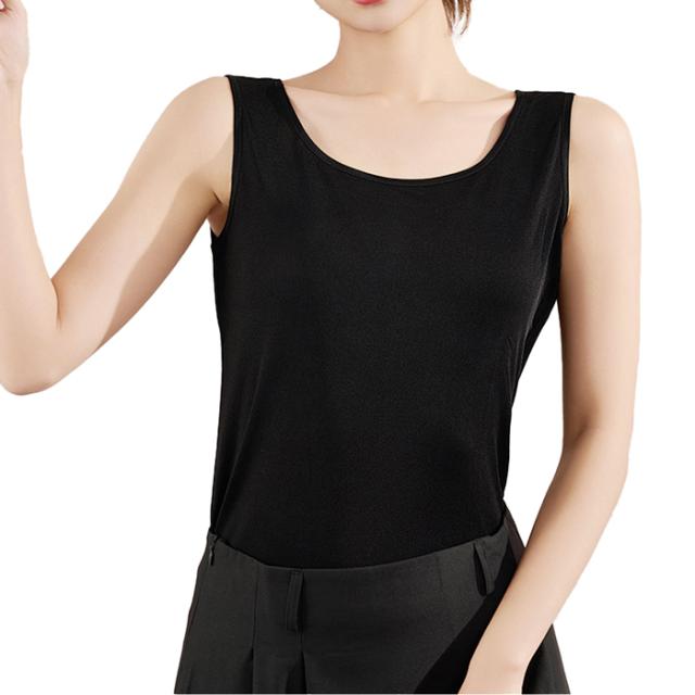 夏は涼しく、冬は暖かい！一度着たら戻れないSILKタンクトップ