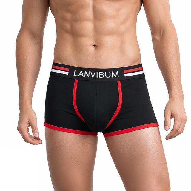 【送料無料】綿混素材で快適な履き心地 メンズボクサーパンツ