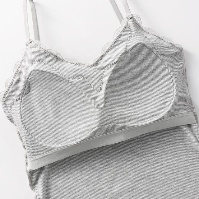 おしゃれも着心地も妥協しない、毎日使えるブラキャミ