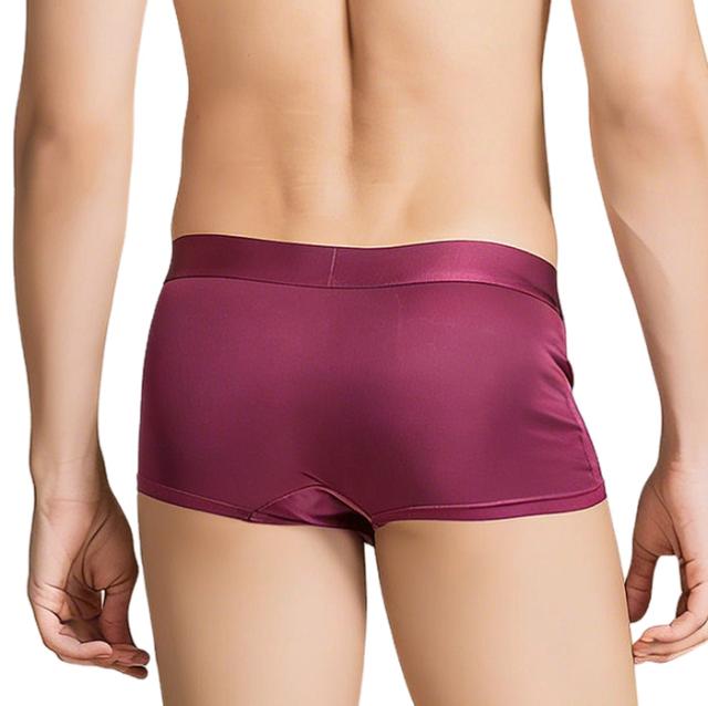 【送料無料】シルク100％ メンズボクサーパンツ