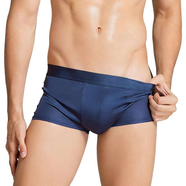 【送料無料】シルク100％ メンズボクサーパンツ