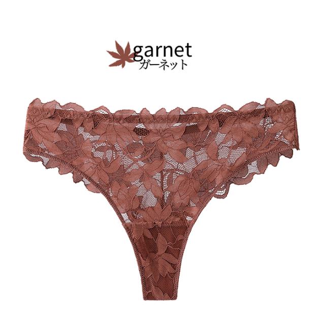 【プチプラ大特価】透ける花柄レースのTバック