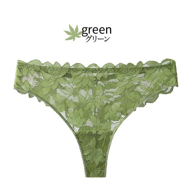 【プチプラ大特価】透ける花柄レースのTバック