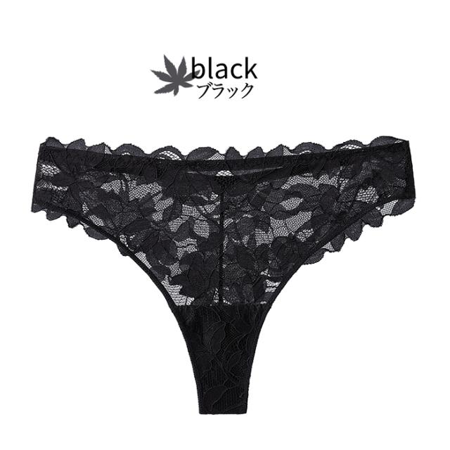 【プチプラ大特価】透ける花柄レースのTバック