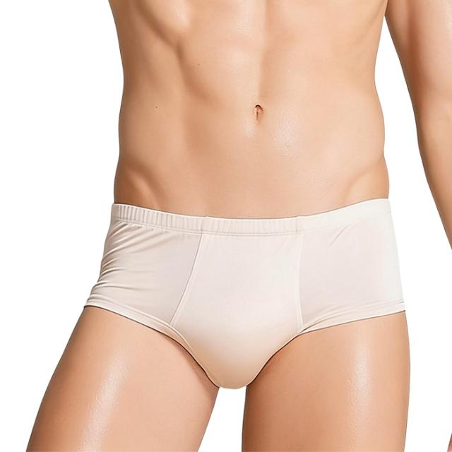 【送料無料】シルク100％ 薄手で快適 メンズボクサーパンツ