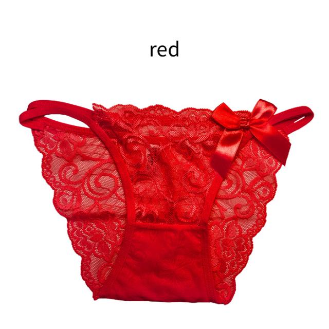 総レース×リボンで上品に魅せるブラジリアンショーツ