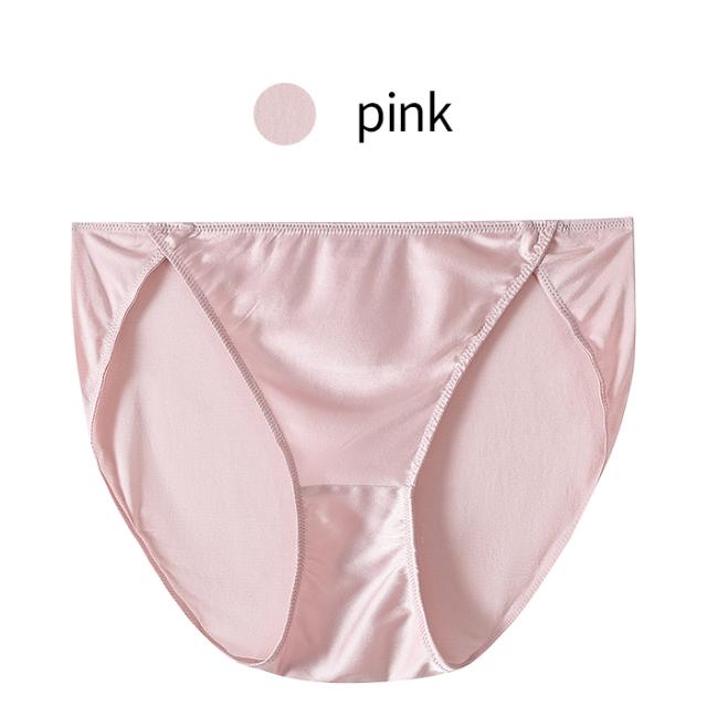 【送料無料】サテン×シルクで綺麗見えする上品ショーツ