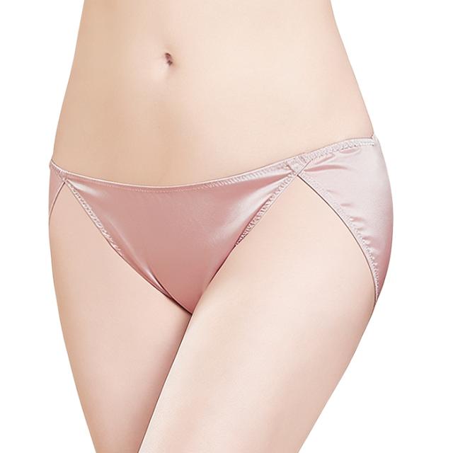 【送料無料】サテン×シルクで綺麗見えする上品ショーツ