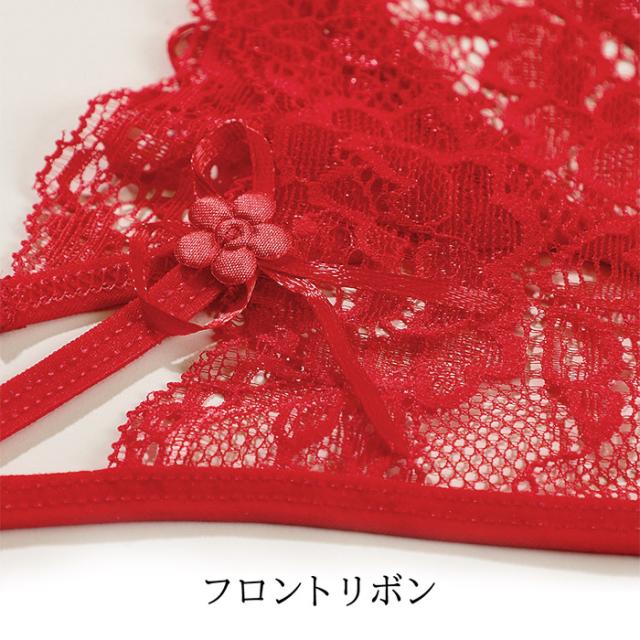 アシンメトリーデザインがおしゃれなTバックショーツ