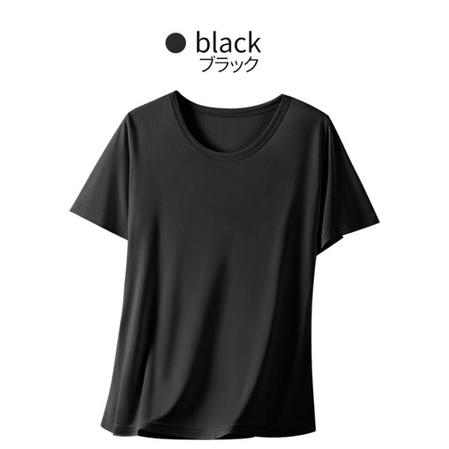 贅沢な着心地、シルク100％Tシャツ