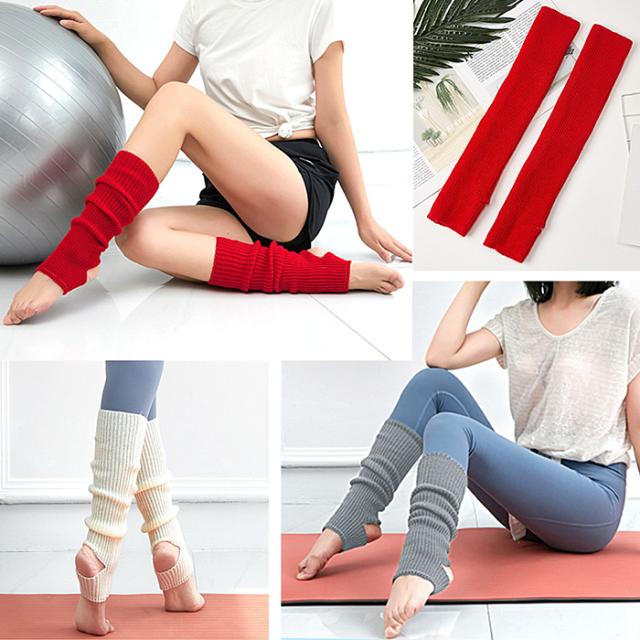 締め付けずに快適フィット リブ編みレッグウォーマー