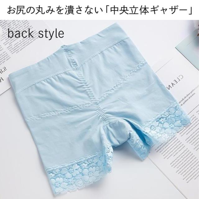 【送料無料】 1分丈 1枚ばきソフトガードルショーツ