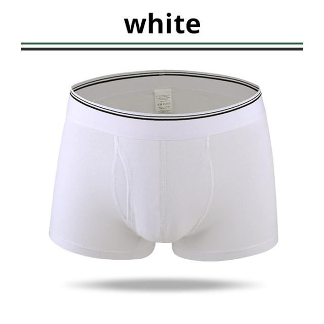 綿95％快適フィット前開きボクサーパンツ
