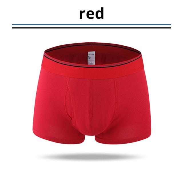 綿95％快適フィット前開きボクサーパンツ