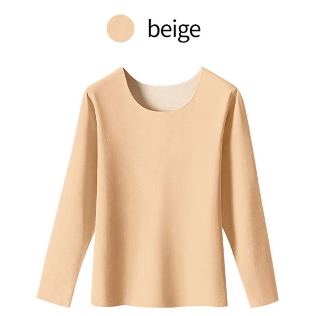 【送料無料】しっかり暖かい裏起毛インナー。冬の防寒に最適