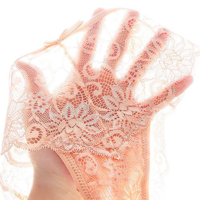 【プチプラ】 幅広サイドレースの透けるレディースTバック