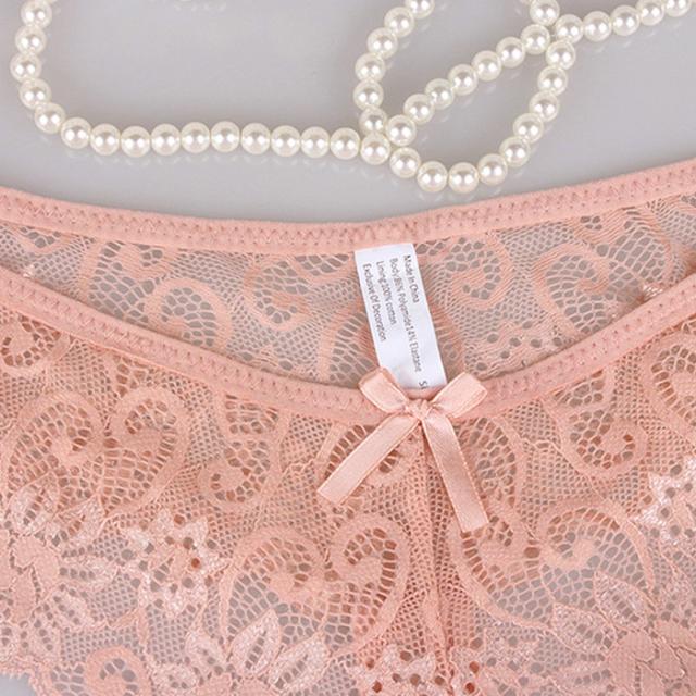 【プチプラ】 幅広サイドレースの透けるレディースTバック