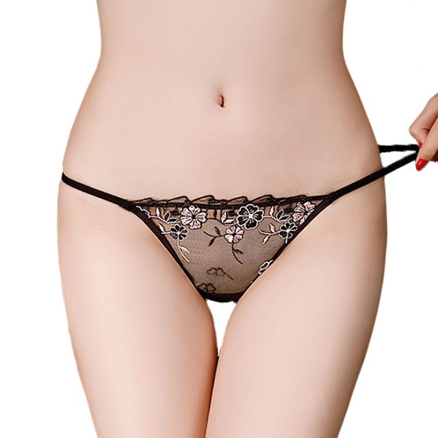 フロントシースルーのレディースGストリング