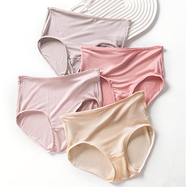 シルク100％ハイウエストショーツ