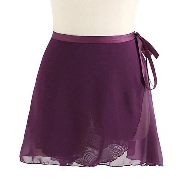 バレエ用シフォン巻きスカート