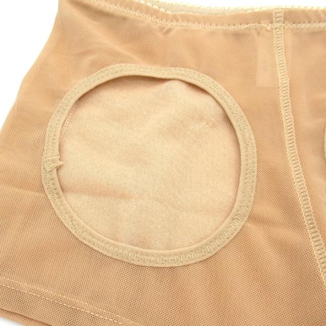 【送料無料】 履くだけ瞬間もも尻！穴あきショート丈ガードル