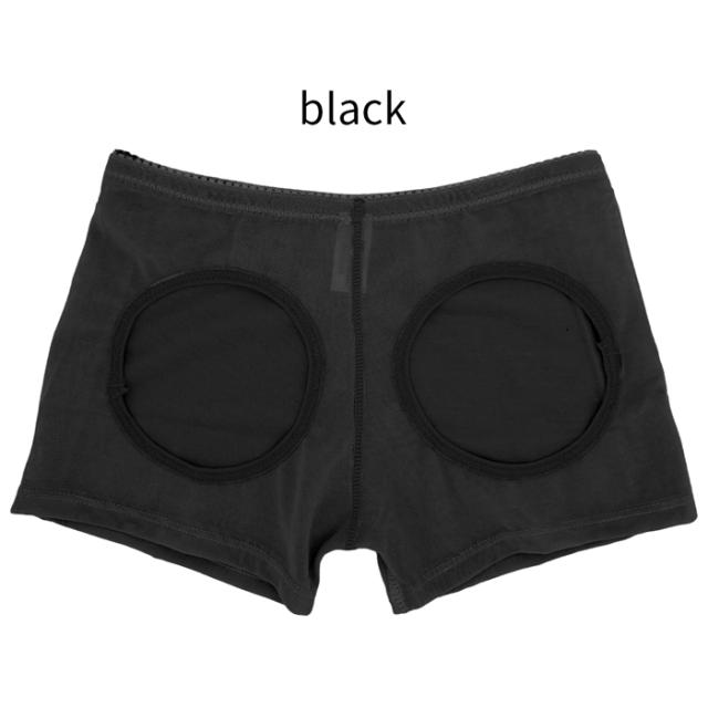 【送料無料】 履くだけ瞬間もも尻！穴あきショート丈ガードル