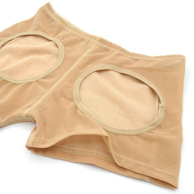 【送料無料】 履くだけ瞬間もも尻！穴あきショート丈ガードル