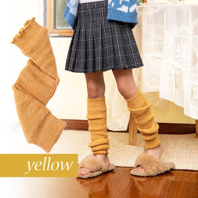 男女兼用あったかキッズレッグウォーマー