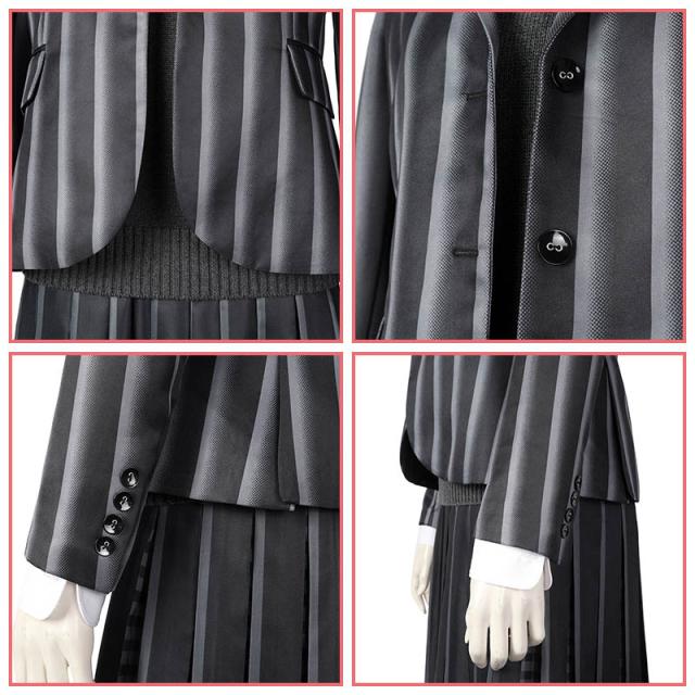 ウェンズデー The Addams Family ネバーモア・アカデミー ユニフォーム