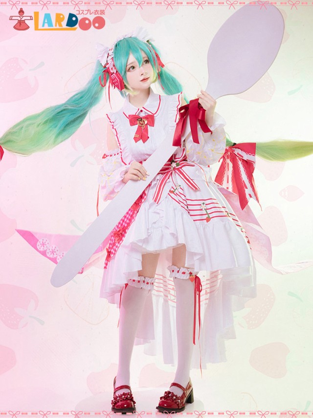 ウィッグの追加には4300円初音ミク　15周年Ver　コスプレ 衣装 VOCALOID 江南猫次