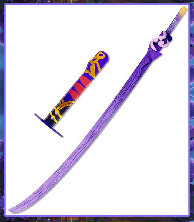 原神 雷電将軍 武器セット(槍と刀)