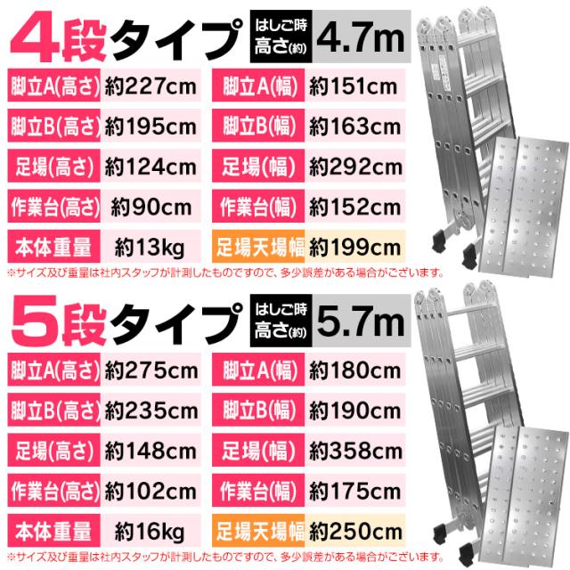 1台4役 4Way 多機能脚立 1台4役 4Way 多機能脚立 1台4役 4Way 多機能脚立
