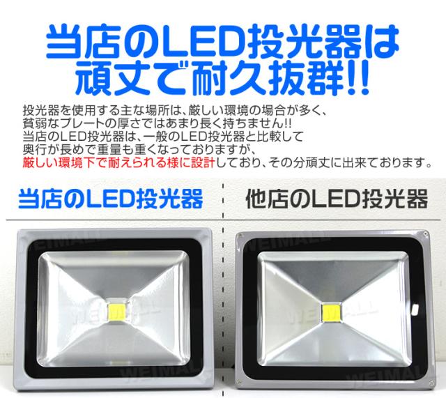 大人気新品 LED 投光器 150W ハイパワー LED投光器 電球色 3000K 広角130度 防水加工 3mコード付き [ledラの通販はau PAY マーケット - ウェイモール|商品ロットナンバー:398508875 人気定番2022