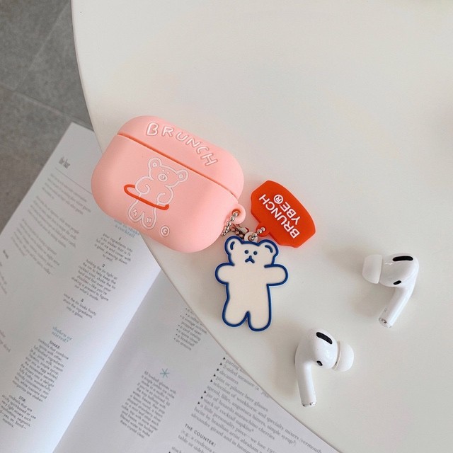 airpods ケース airpods pro ケースairpods pro2 韓国 エアポッズ エアーポッズ エアーポッズプロ2 エアーポッズプロ  かわいい おしゃれ 個性的 くま チャームの通販はau PAY マーケット - セレクトショップオンリーユー | au PAY マーケット－通販サイト