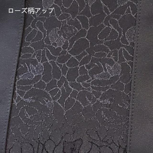 【冠婚葬祭】高級感のある花柄レースとさりげないリボンデザインが上品なフォーマルサブバッグ