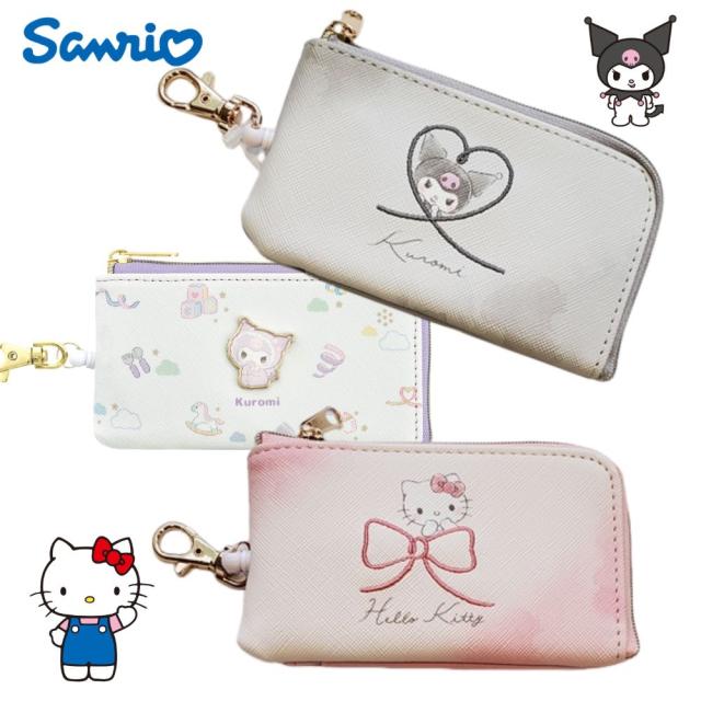 サンリオキャラクターが集まりましたよ〜　リール付パスポーチ