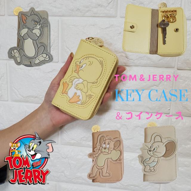 トムとジェリー カードケース コンパクト財布 ミニ財布 ウォレット コインケース ミニウォレット レディース トム＆ジェリー  カード入れ サイフ 手のひらサイズ かわいい 可愛い アニメ TOM&JERRY トムジェリ フラッパー FLAPPER 送料無料