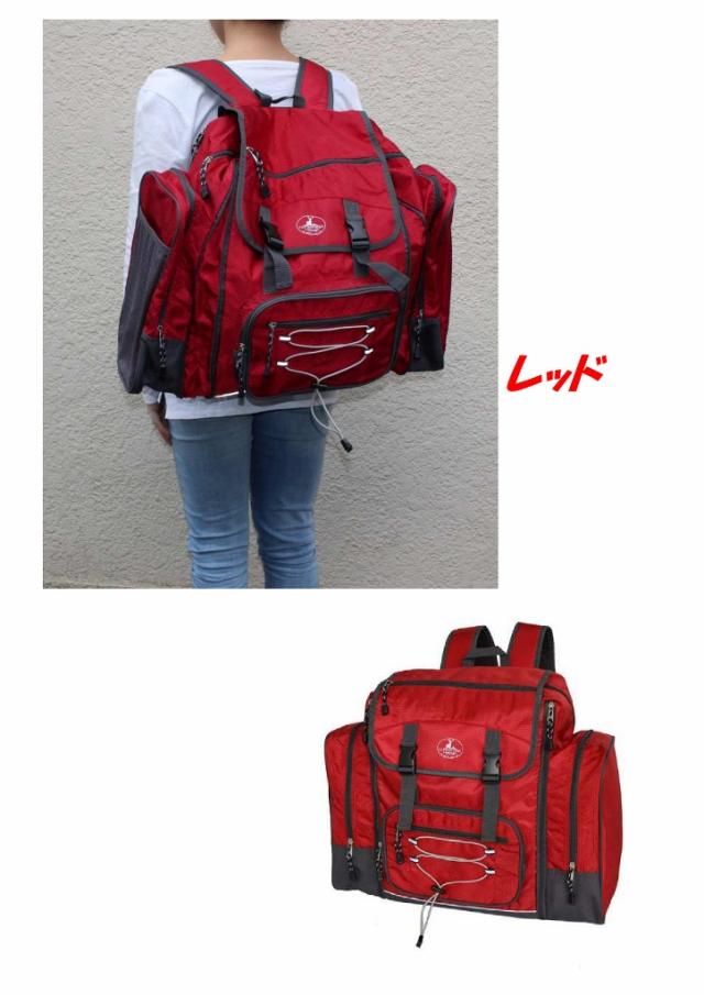 [CAPTAINSTAG] かなり多めの荷物もしっかり収納！修学旅行　林間学校　キャンプ用に フラップデイバッグ/リュック/リュックサック］