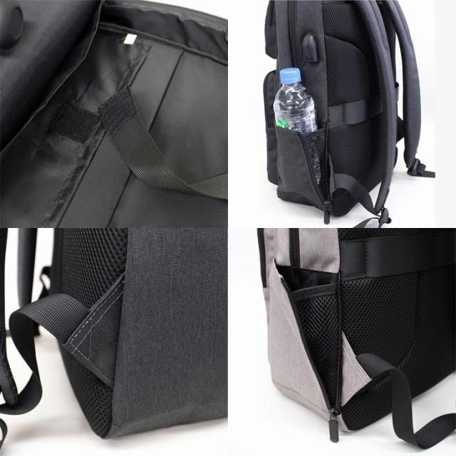 SUSFOUR 多機能 ビジネスリュック ビジネス リュック 仕事 レディース USB USB付き 10ポケットパソコン バックパック リュック スーツ メンズ ビジカジ 出張 旅行 学生 通勤 通学 10ポケット 多収納 ユニセックス プチプラ かっこいい サスフォー sus4