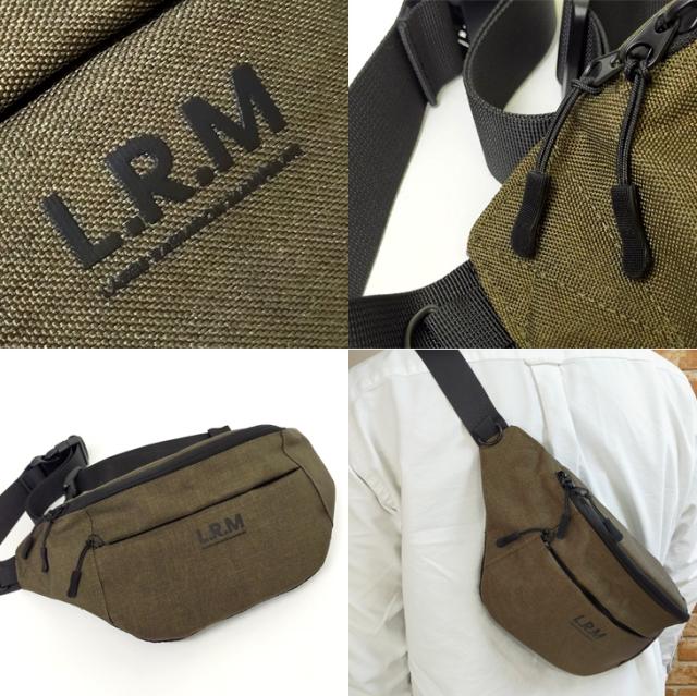 【メール便なら送料無料】L.R.M ウェストバッグ ボディバッグ ウエストポーチ ウエストバッグ ボディ バッグ ボディバック 収納便利 ショルダー ユニセックス 仕事 Dカン ナスカン カジュアル プチプラ