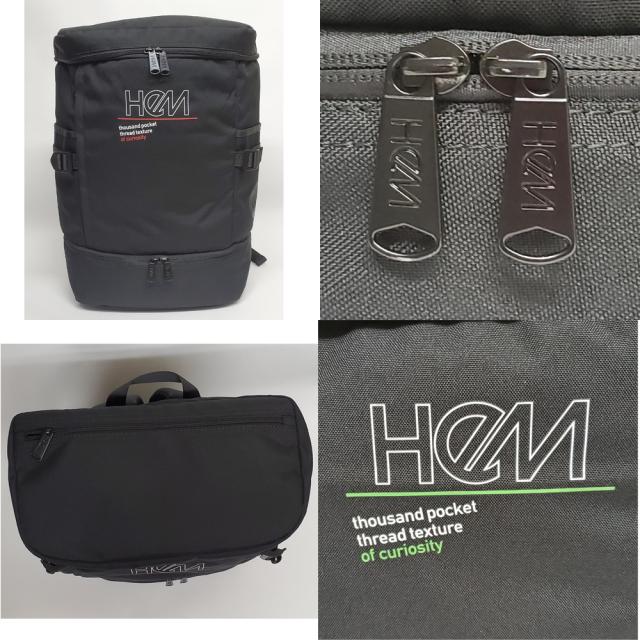 HeM ヘム ヘムリュック バックパック 30リットル ボックス型2層式ヘム