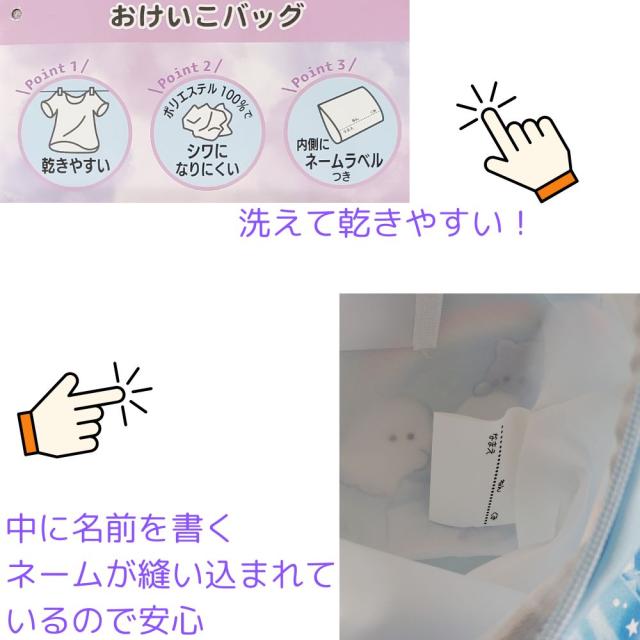 洗えるレッスンバック